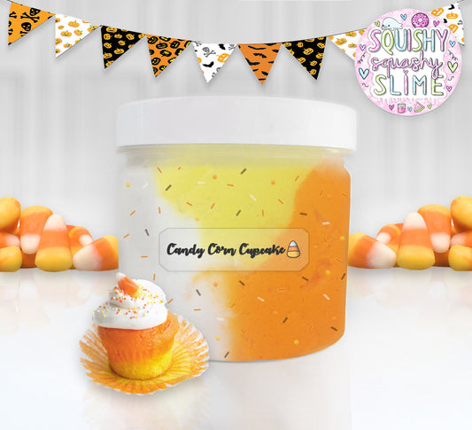 Candy Corn Cupcake - Cloud Creme Slime