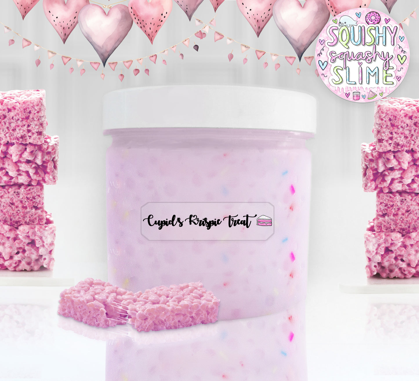 Cupid Krispie Treat - Slushee Bead Crunchy Slime