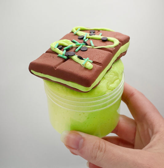 Dubai Chocolate Viral - DIY Clay Slime