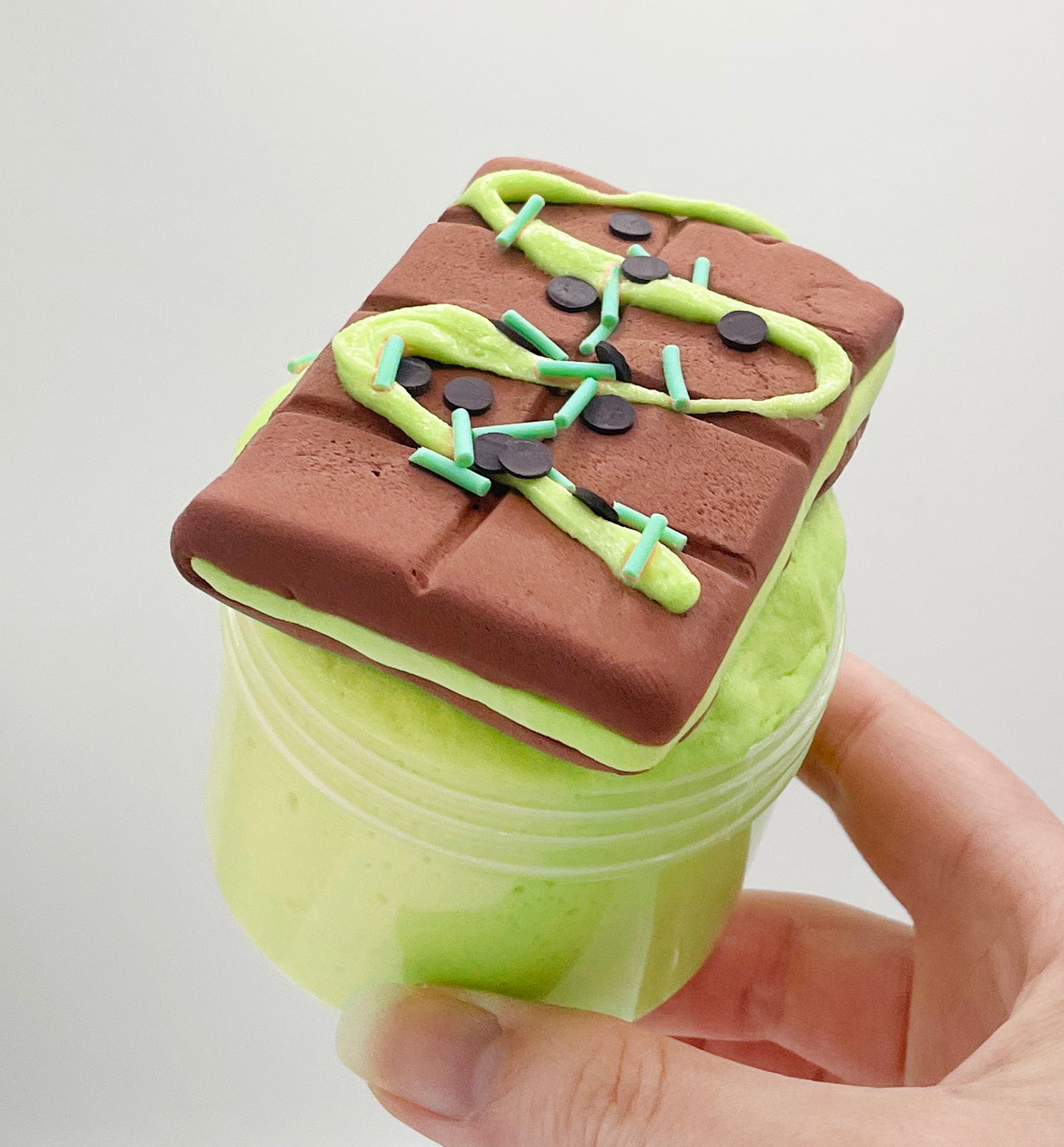 Dubai Chocolate Viral - DIY Clay Slime