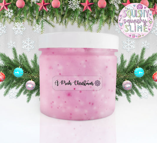 Dreaming of a Pink Christmas - Floam Slime