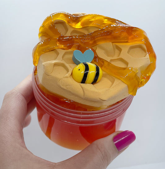 Bee Happy Honey - DIY Clay Slime
