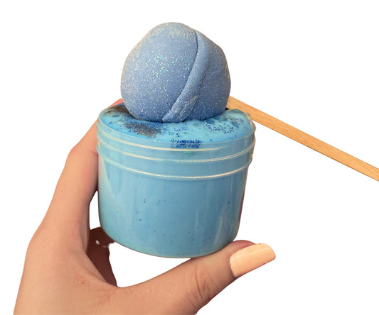 Blue Raspberry Lolly - DIY Clay Slime