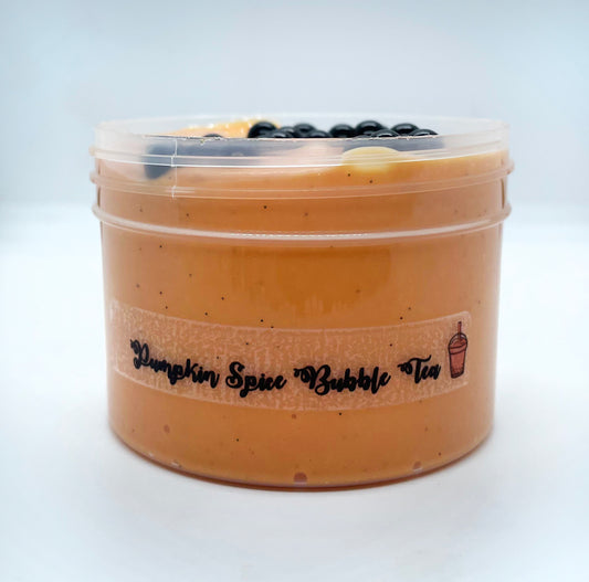 Pumpkin Spice Bubble Tea Boba - Thick & Glossy Slime