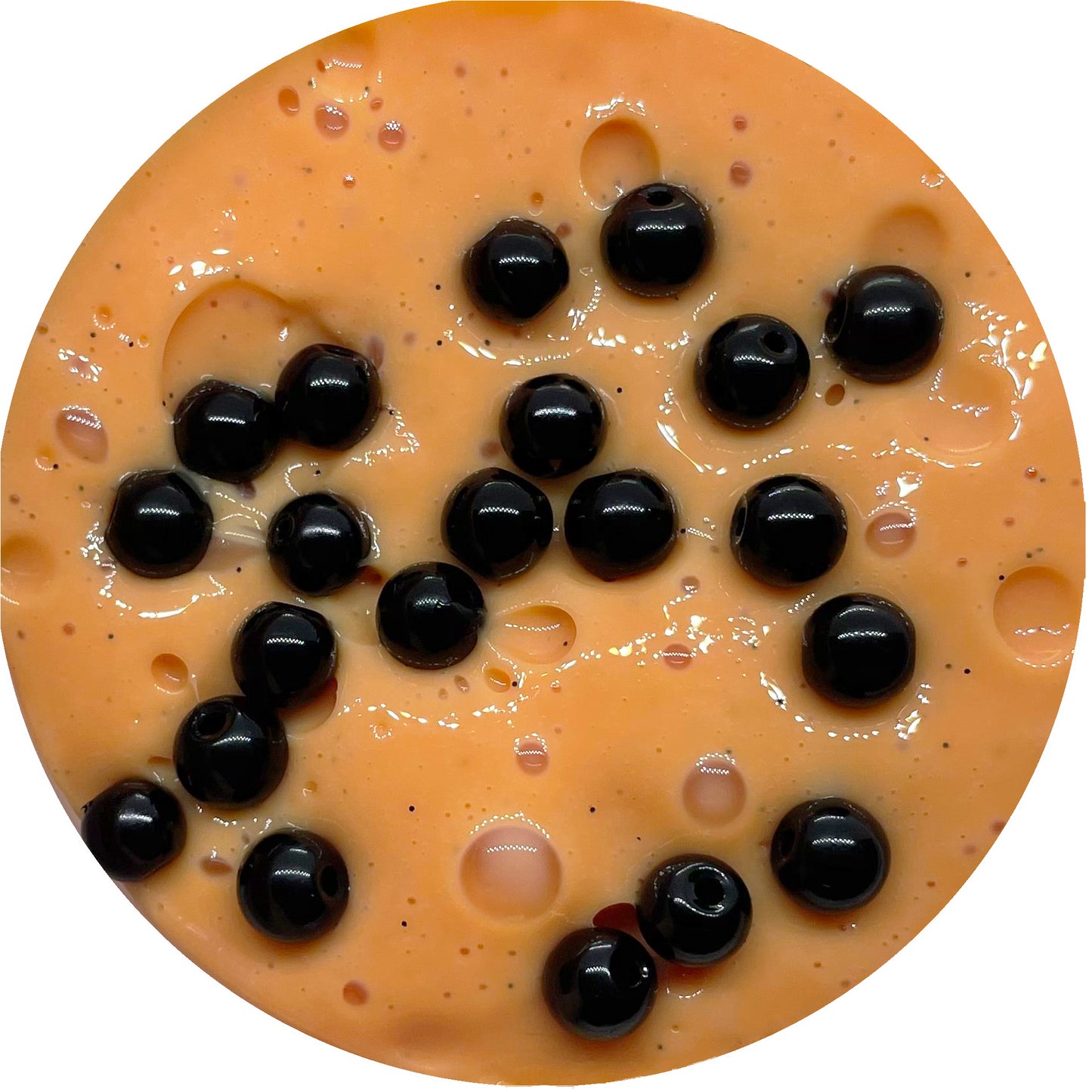 Pumpkin Spice Bubble Tea Boba - Thick & Glossy Slime