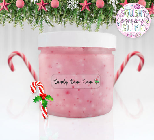 Candy Cane Lane - Floam Slime