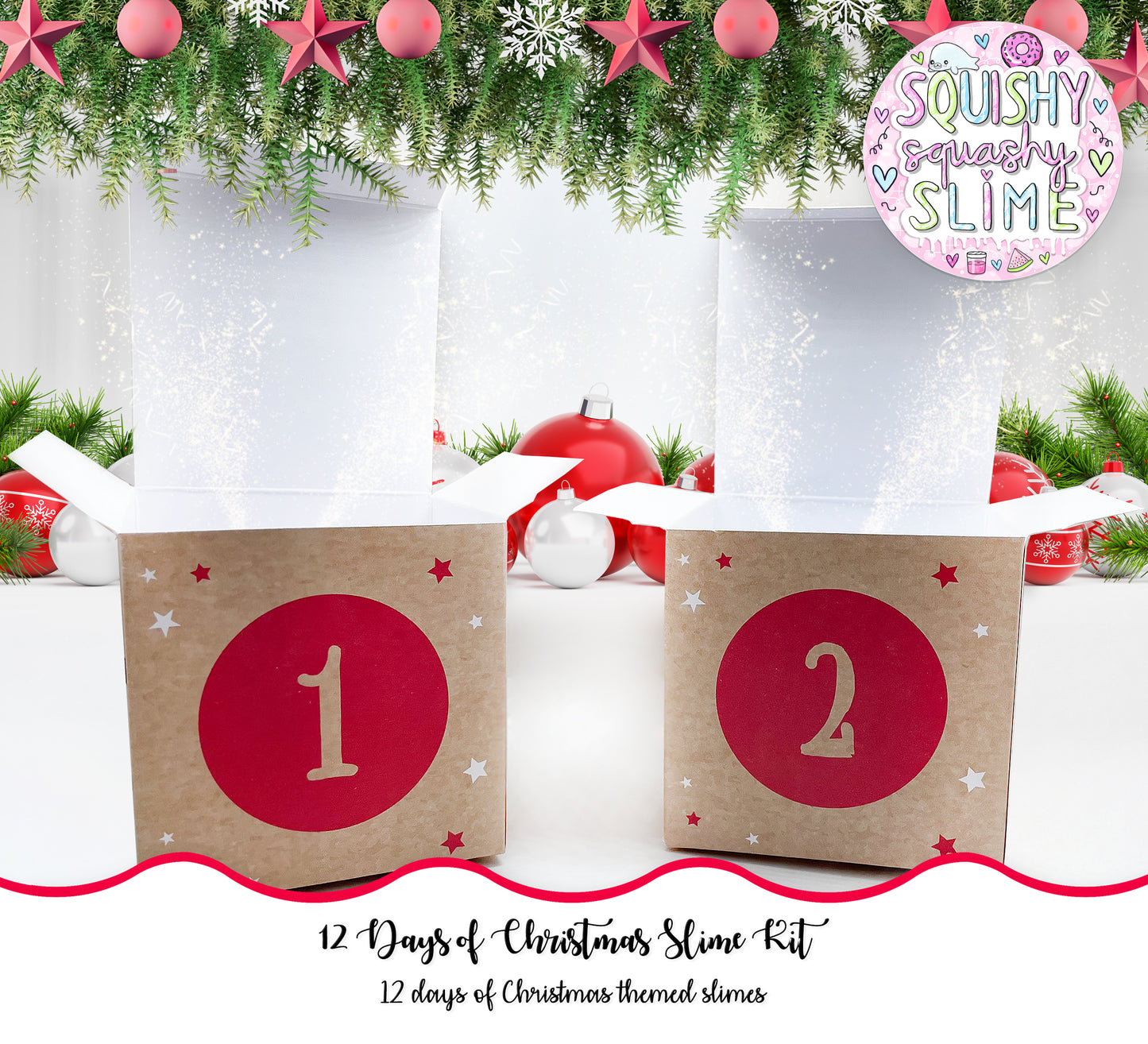 12 Days of Christmas Box - Mega Slime Mystery Kit