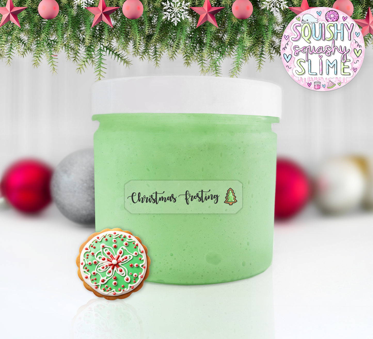 Christmas Frosting - Butter Slime