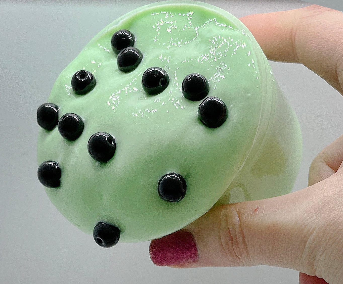 Christmas Taro Milk - Glossy Slime