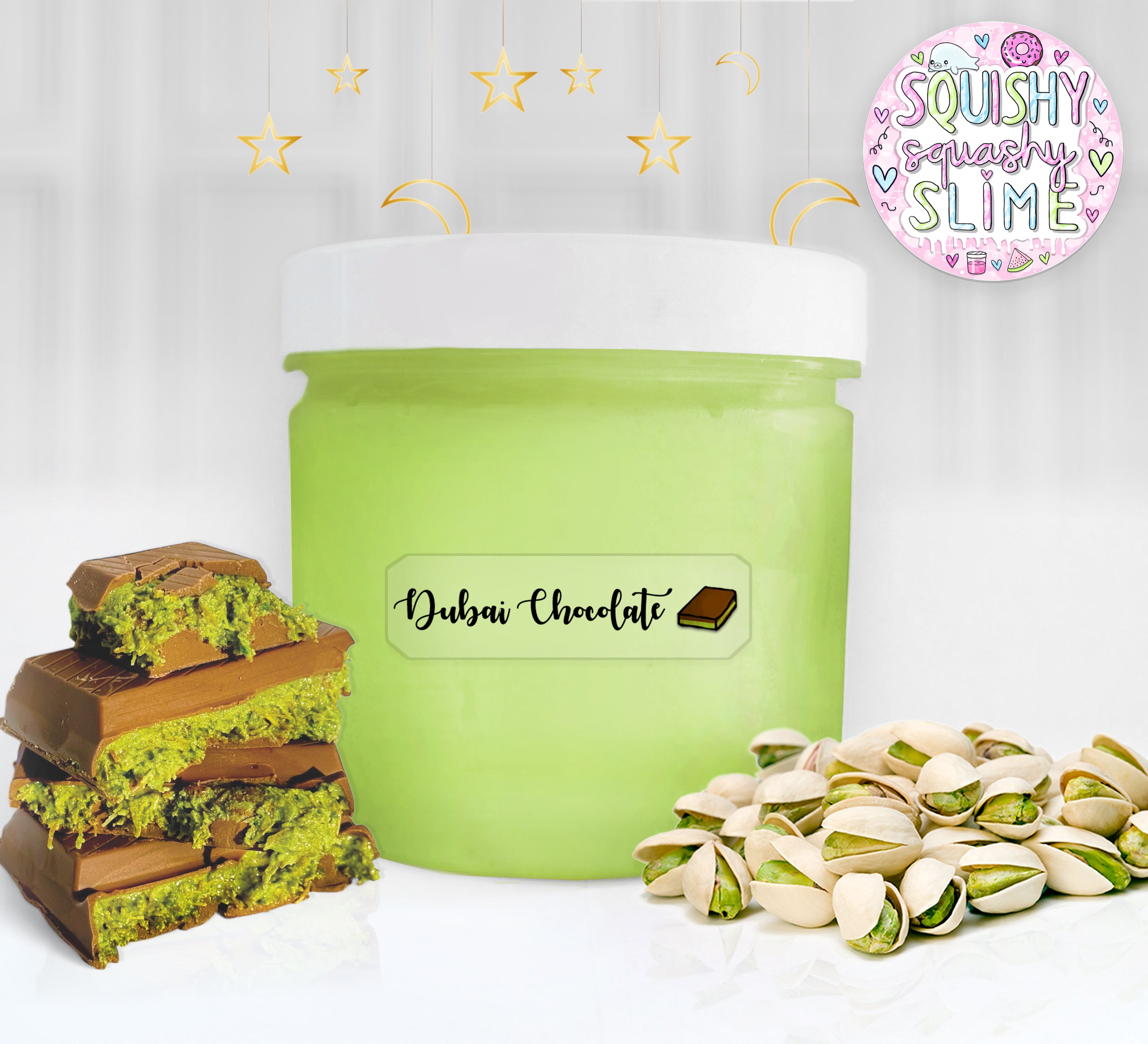 Dubai Chocolate Viral DIY Clay Slime Squishy Squashy Slimes
