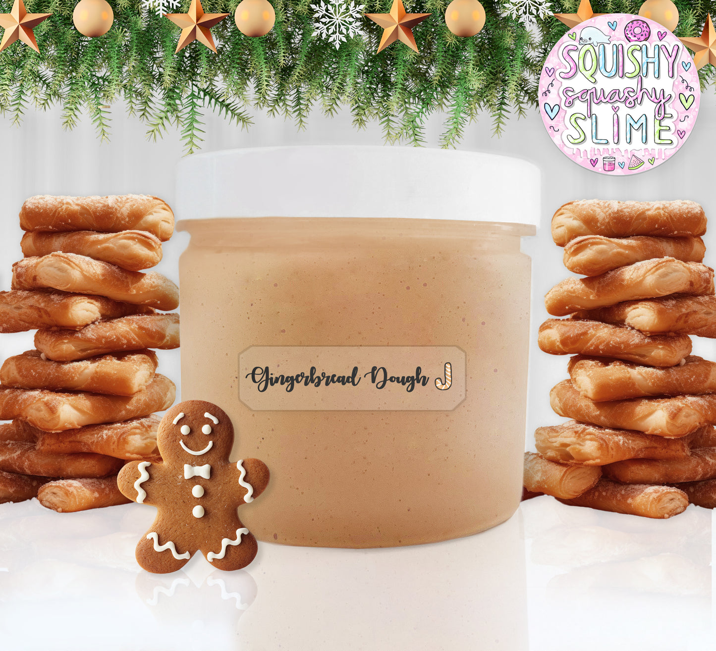 Gingerbread Dough - Butter Slime