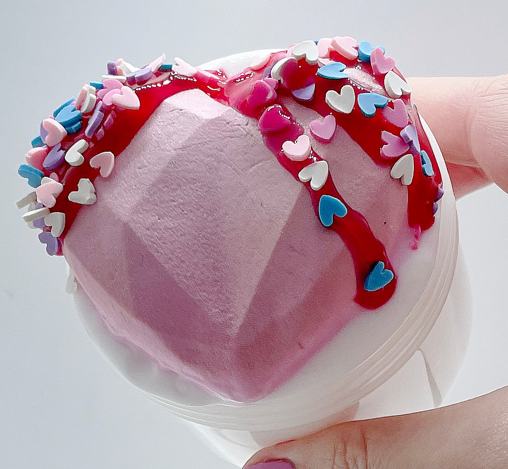 Heart Break Cake - DIY Clay Slime