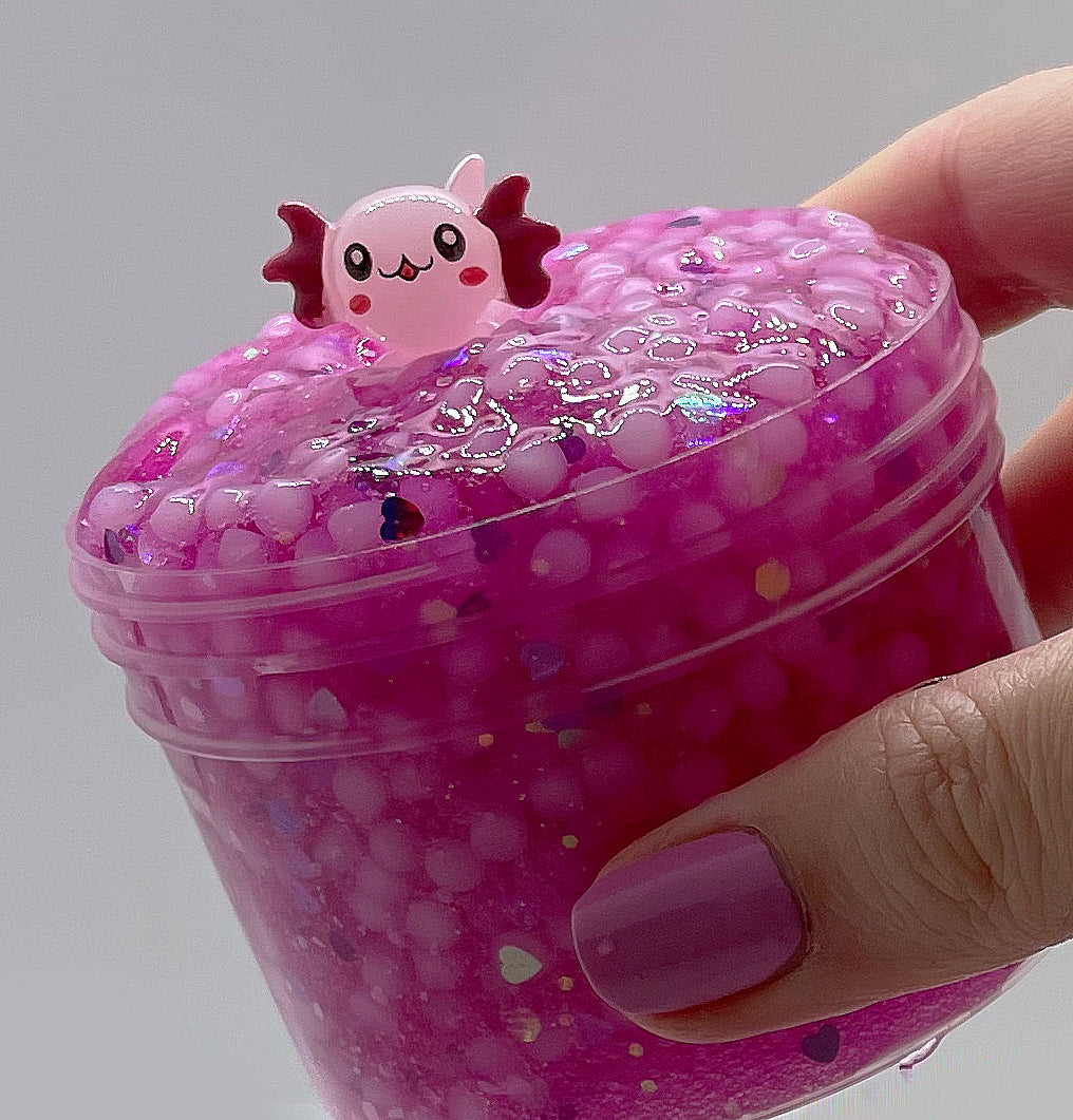 Slushee Slime R Love You A'Lotl - Slushee Slime Bead Crunchy – Squishy Squashy Slimes