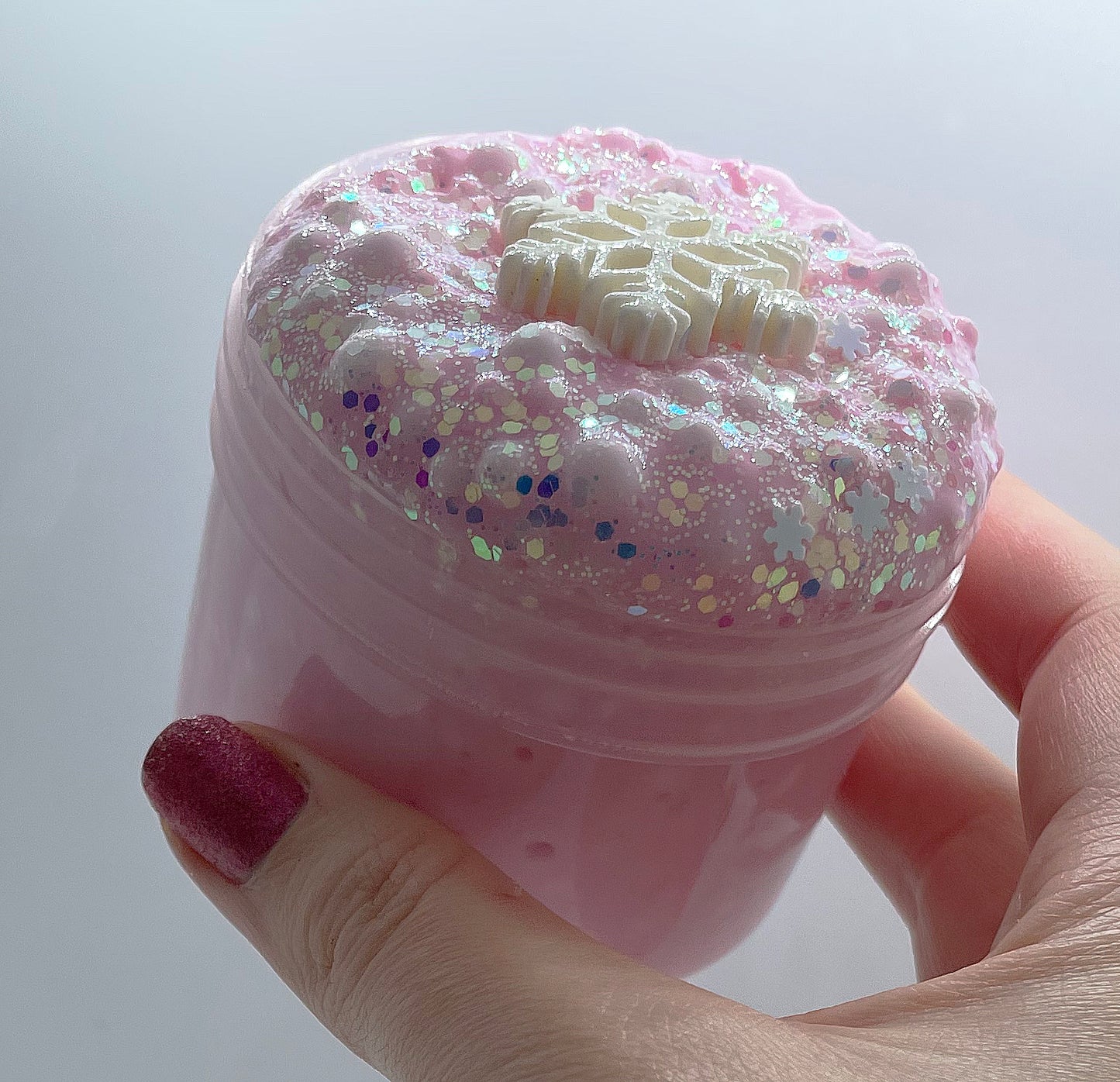 Dreaming of a Pink Christmas - Floam Slime