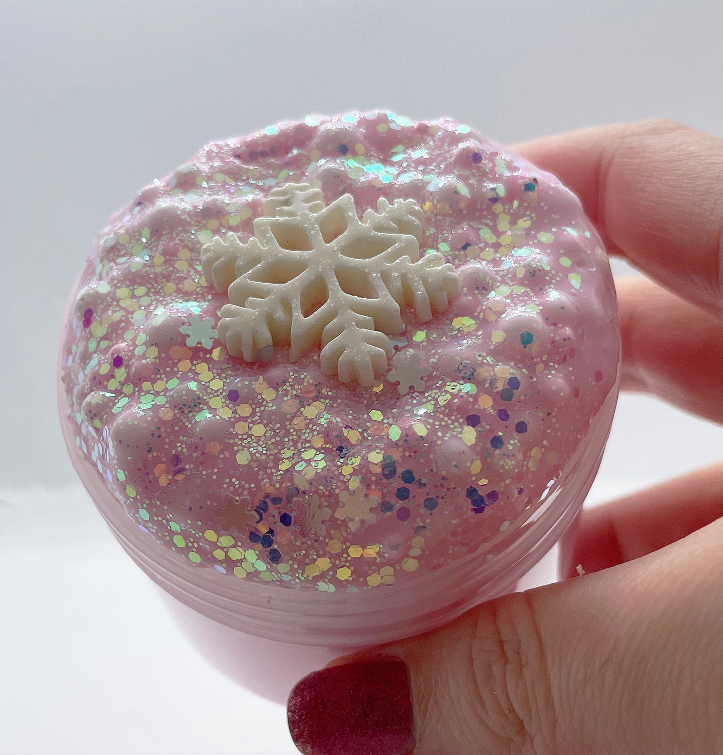 Dreaming of a Pink Christmas - Floam Slime