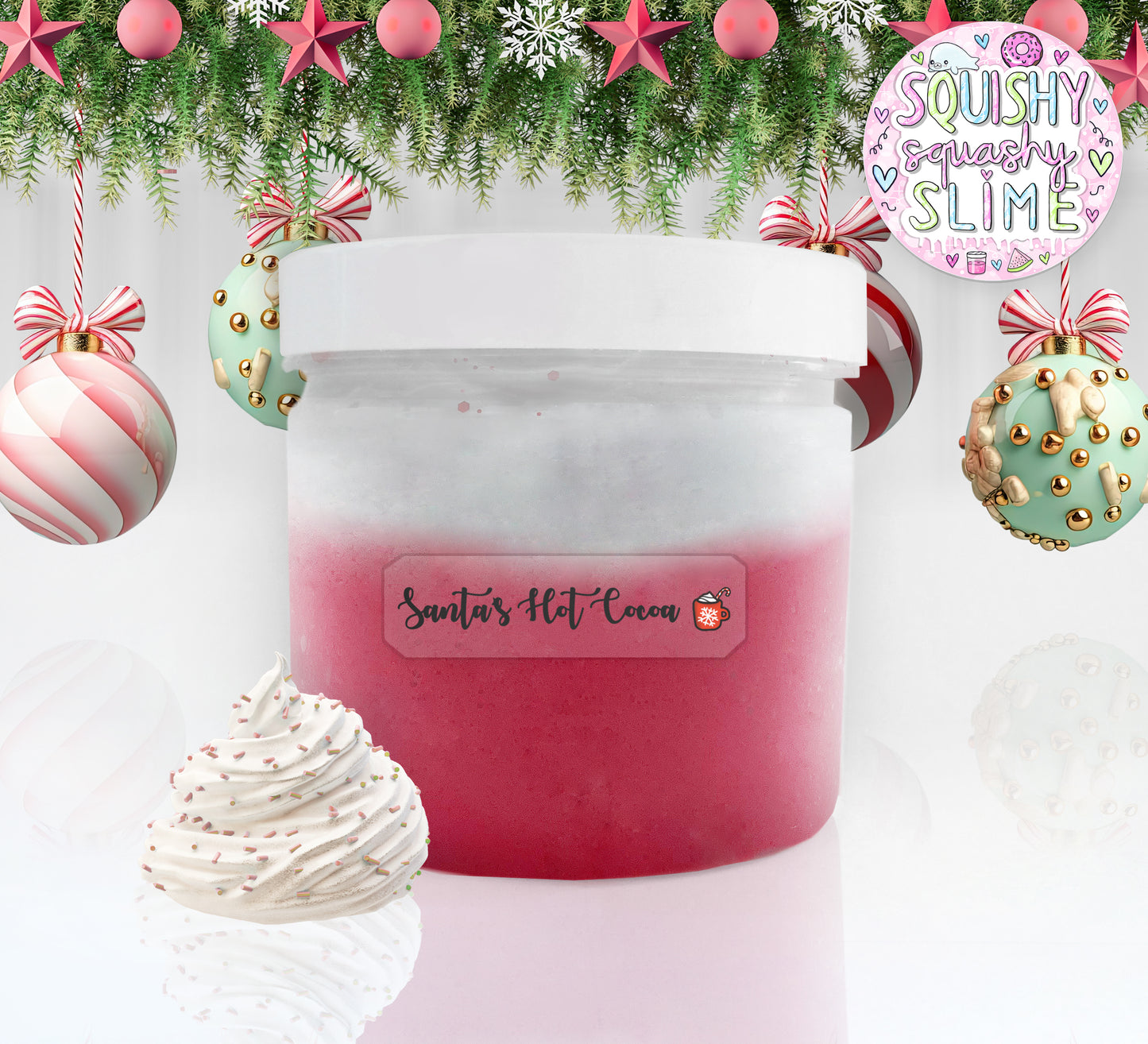 Santa's Cocoa - Cloud Creme Slime