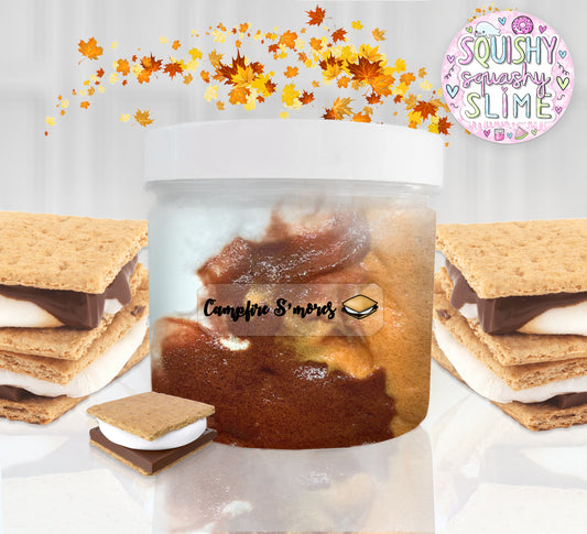 Campfire S'mores - Cloud Creme Slime