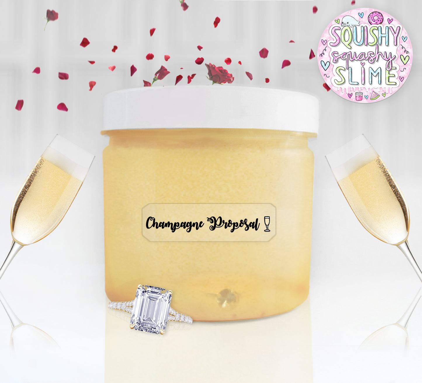 Champagne Proposal - Clear Slime