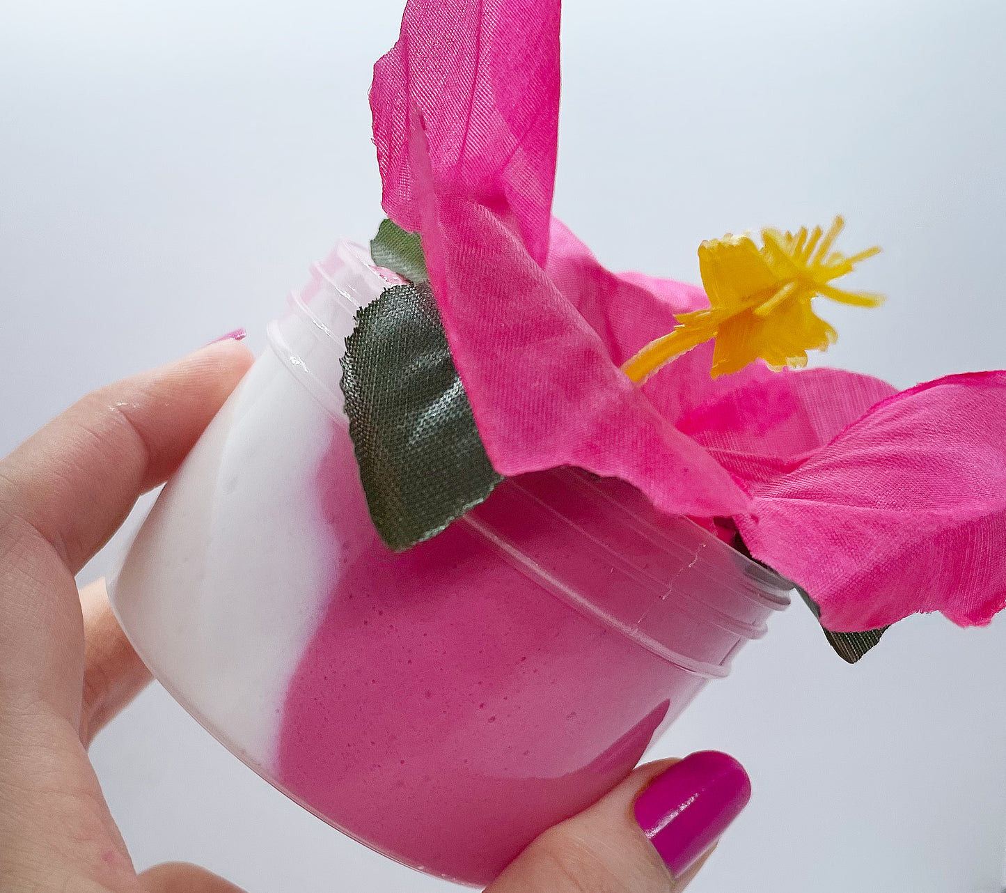 Hibiscus Kiss - Slime en crema de nubes