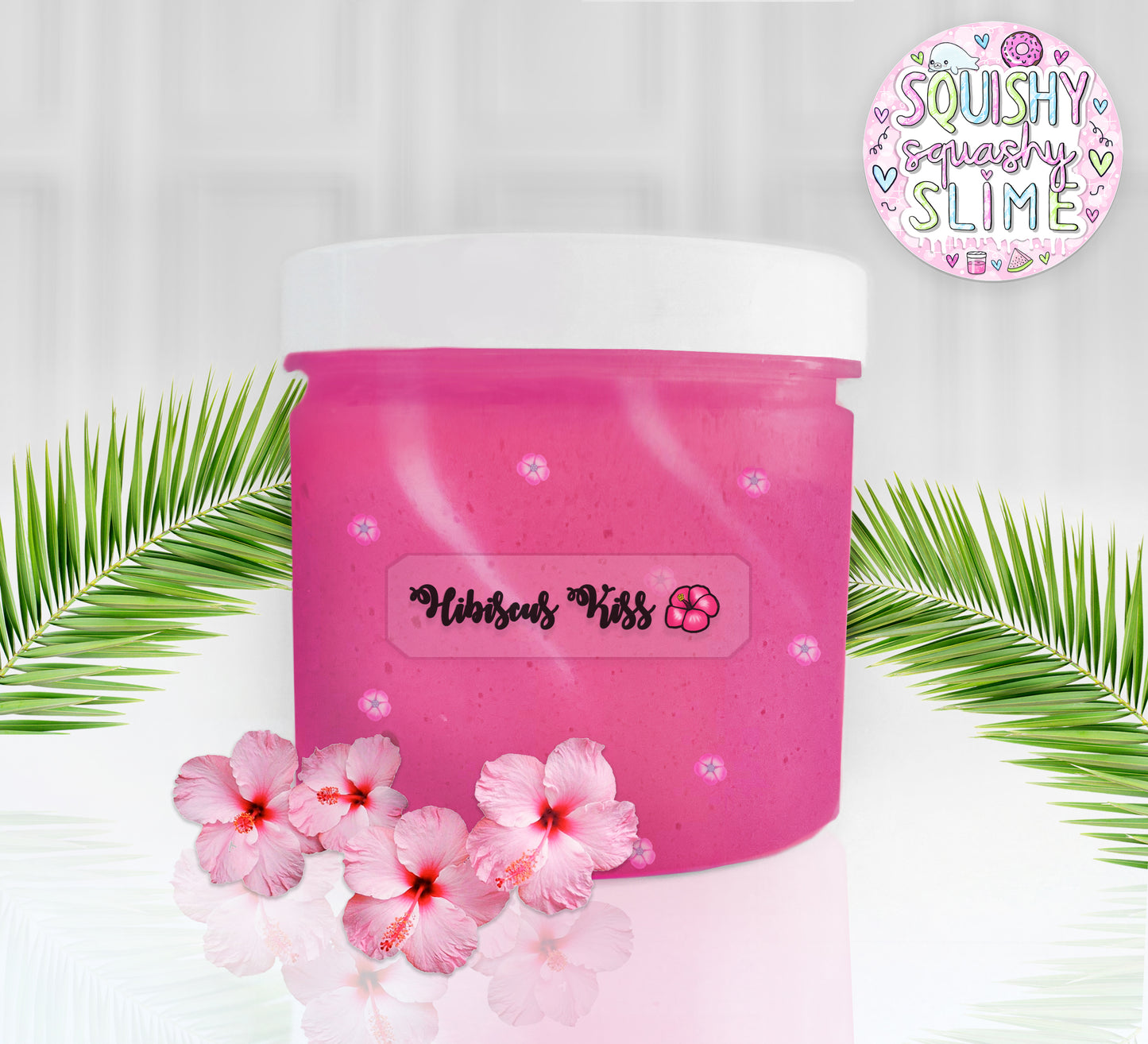 Hibiscus Kiss - Slime en crema de nubes