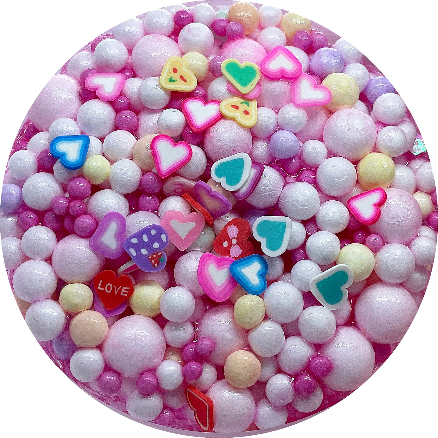 Love Hearts - Floam Slime