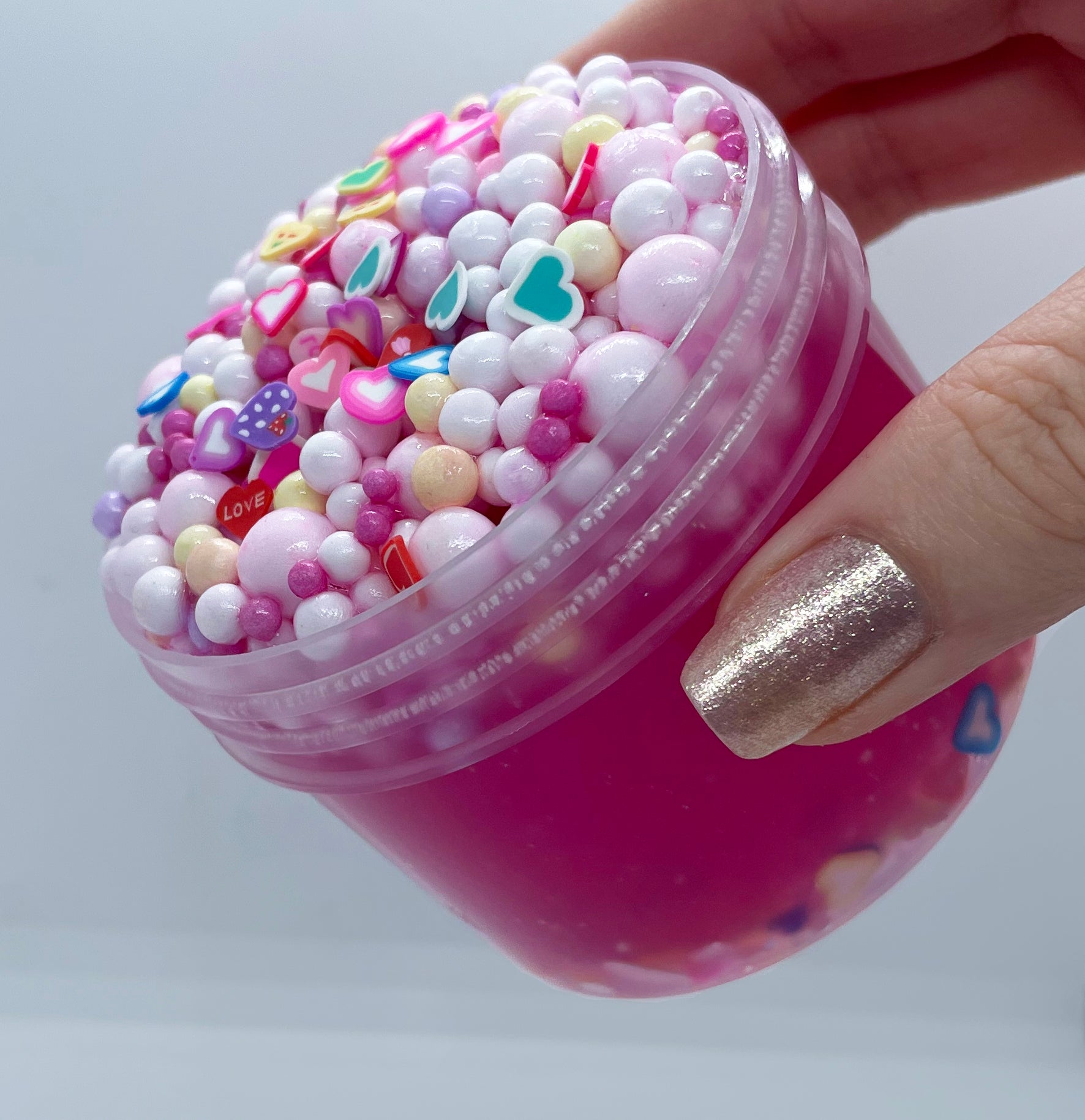Love Hearts Floam Slime Squishy Squashy Slimes Love Hearts Floam Slime Squishy Squashy Slimes