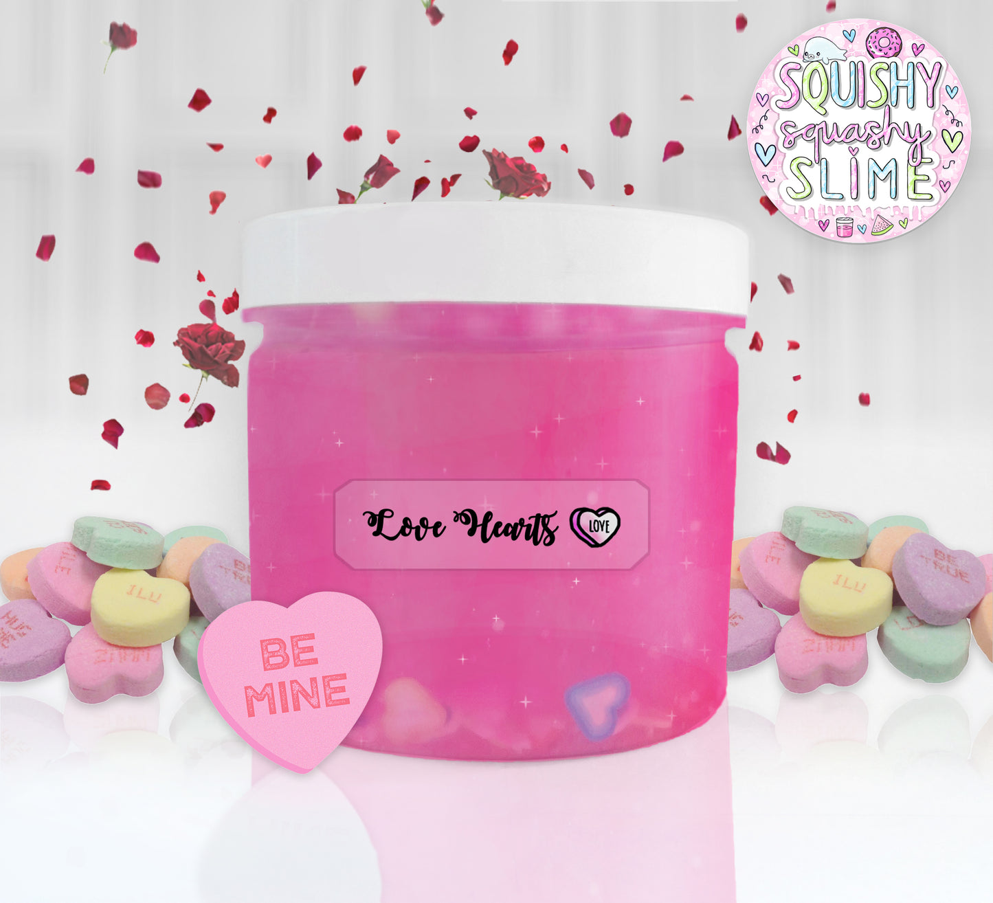 Love Hearts - Floam Slime