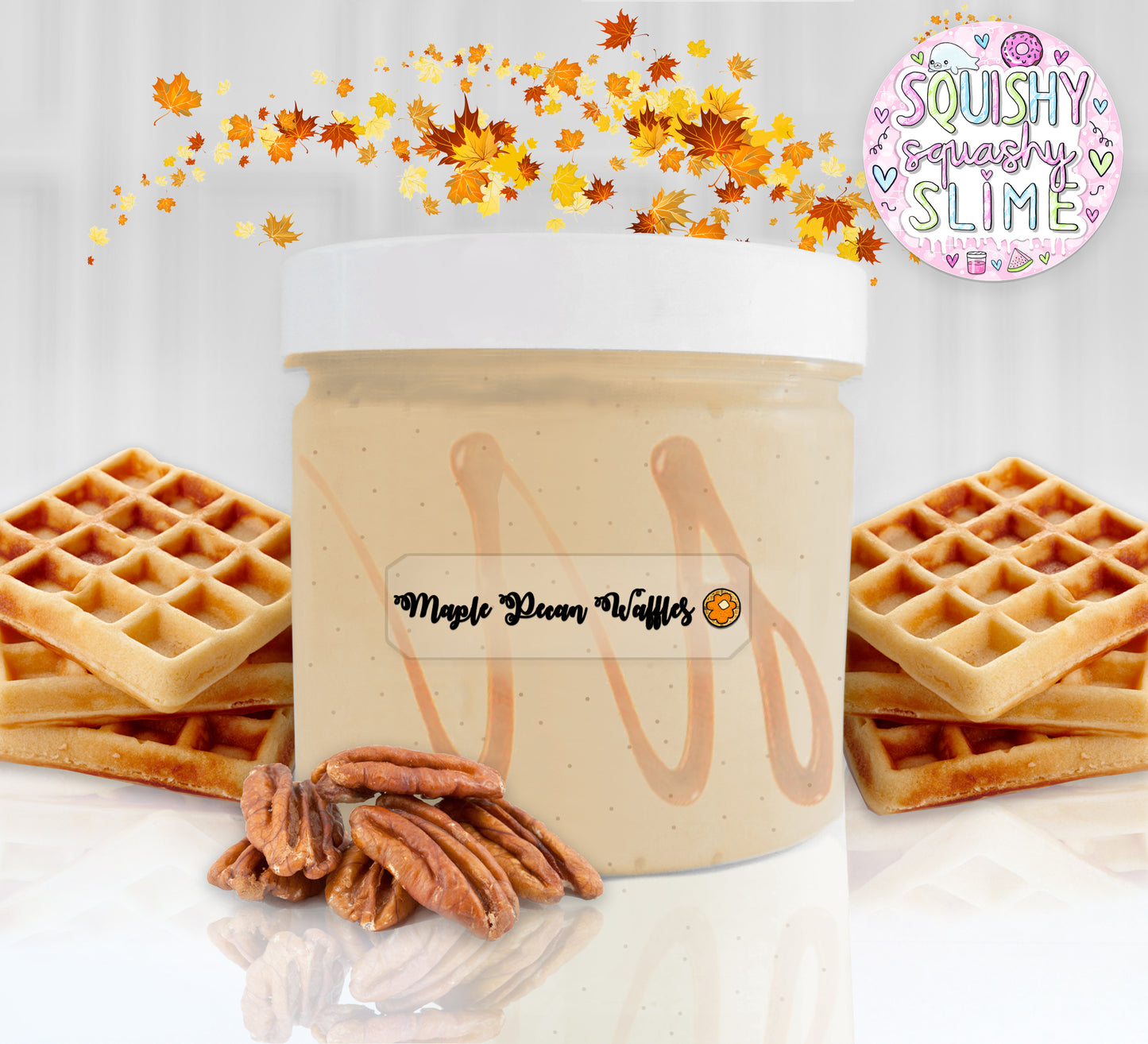 Waffles de nuez de arce - DIY Clay Slime