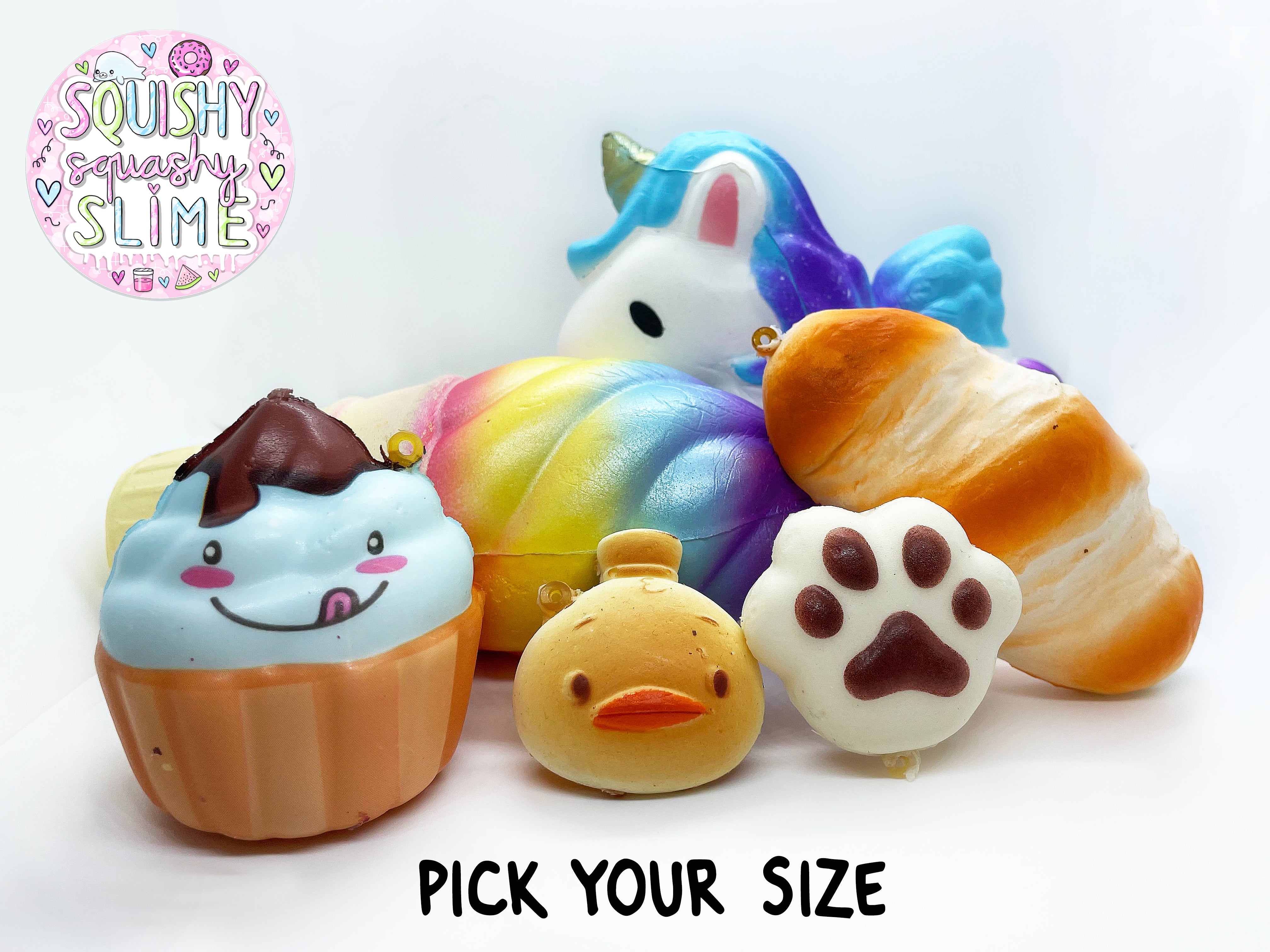 Squishy Slow Rising Squishy Mystery Pick Your Size UK – Squishy Squashy ...