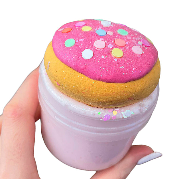 Sugar Cookie DIY Clay Slime Squishy Squashy Slimes   SugarCookie SidePicture 